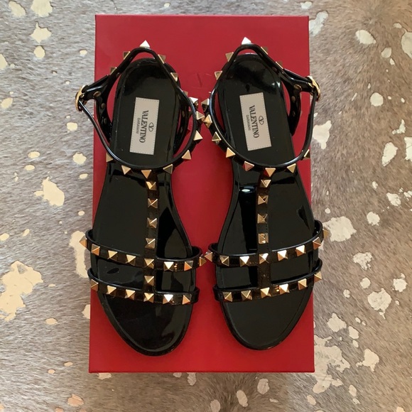 Valentino Garavani Shoes - Valentino Rockstud Jelly Gladiator